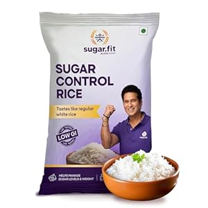 Sugar.Fit Active Sugar Control Rice -5kg, Sona Masoori Rice,