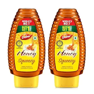 Dabur Honey Squeezy Pack 800g (400gx2, Pack of 2) | 100% Pure & Indigenous |