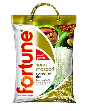 FORTUNE Sona Masoori Rice, 5 kg