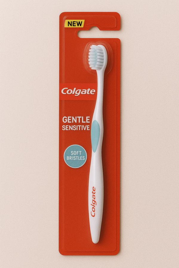 Colgate Gentle Sensitive Toothbrush – Soft Bristles for Delicate Teeth and Gums