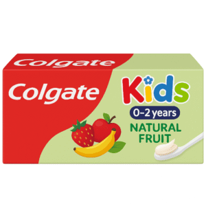 Colgate Kids Toothpaste (0–2 Years) – Natural Fruit Flavor for Gentle Oral Care