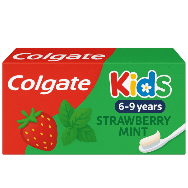 Colgate Kids Toothpaste (6–9 Years) – Strawberry Mint Flavor for Confident Smiles