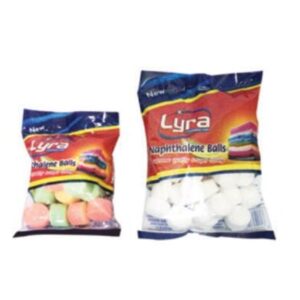 Lyra Naphthalene Balls (White & Colored): 100grm