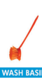 Lyra Tiles Cleaning Brushes Round Brush