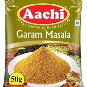 Aachi Masala - Garam, Pouch - Cumin, Fenugreek, Cardamom, Powder, 50 Gm