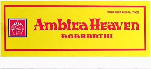 Ambica Heaven Agarbathies – 160g | Hand-Rolled Herbal & Organic Incense Sticks for Pooja