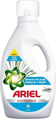 Ariel Matic Liquid Detergent – Top Load 950ml | Removes 7-Day Dried Stains in 1 Wash | Amazing Fragrance | Colour Protection