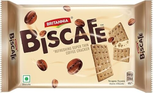 Britannia Biscafe – Super Thin Coffee Cracker | 100 గ్రాములు