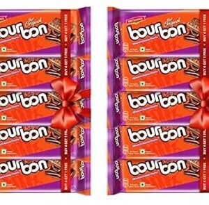 Britannia Bourbon 10 Pack Combo – Chocolate, 100g Each