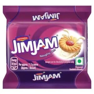 Britannia Jim Jam Sandwich Biscuits, 138g
