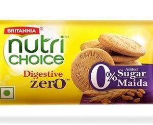 Britannia NutriChoice Digestive Biscuits Zero Maida, 100g/120g