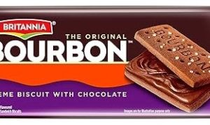 Britannia The Original Bourbon - Creme Biscuit with Chocolate, 100g