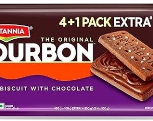 Britannia The Original Bourbon – Chocolate Creme Biscuits – 500 గ్రాములు (Buy 4 Get 1 Free)