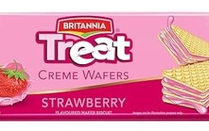 Britannia Treat Crème Wafers – Strawberry Flavour – 55 గ్రాములు
