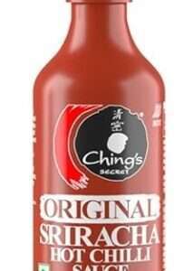 Ching’s Secret Original Sriracha Hot Chilli Sauce (Red), 550g – Spicy & Tangy | 100% Veg