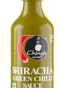 Ching’s Secret Sriracha Green Chilli Sauce, 530g – Hot, Spicy & Tangy | 100% Veg