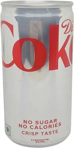 Coca-Cola Diet Soft Drink, 180ml Can – Low Calorie