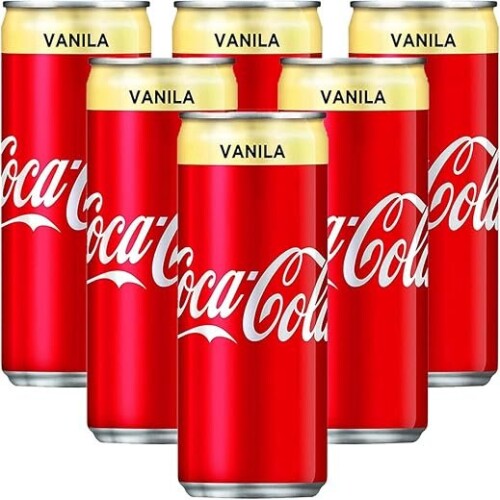 Coca-Cola Vanilla – 6 Pack, 6 x 320ml – Vanilla Flavour