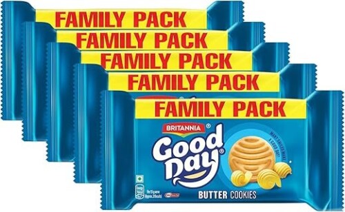 Good Day Britannia Butter Cookies, 120g (Pack of 5) – Butter