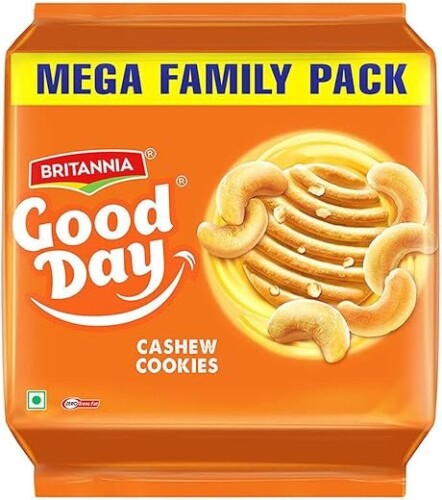 Britannia Marie Gold & Good Day Cashew Cookies Combo, 100g Each (Pack of 10)