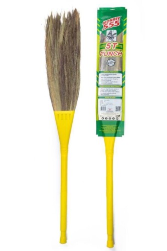 Monkey 555 Grass Broom 5TP – Premium Natural Grass Broom for Daily Cleaning