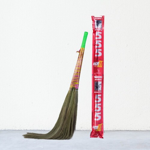 Monkey 555 Mach 3 Broom – Premium Long-Lasting Grass Broom for Heavy-Duty Cleaning