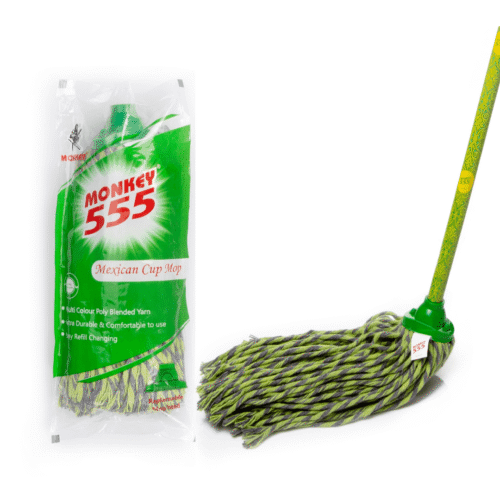 Monkey 555 Mexican Cup Mop – Super Absorbent Mop for Quick & Easy Floor Cleaning