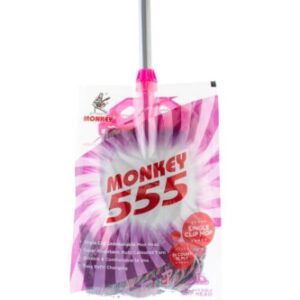 Monkey 555 Premium T Mop Super Bright – Heavy-Duty T-Handle Mop for Superior Shine