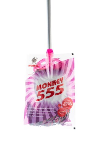 Monkey 555 Premium T Mop Super Bright – Heavy-Duty T-Handle Mop for Superior Shine