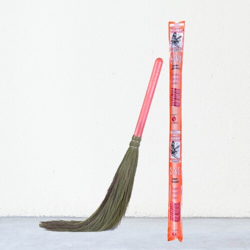 Monkey 555 SM (Sweep Medicure) Natural Grass Broom – Ergonomic Design for Effortless Sweeping
