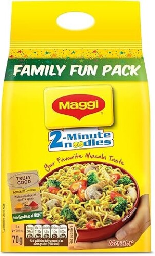 Nestle MAGGI 2-minute Instant Noodles, Masala 840 grams Pouch