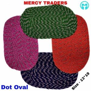 Oval Cotton Door Mat