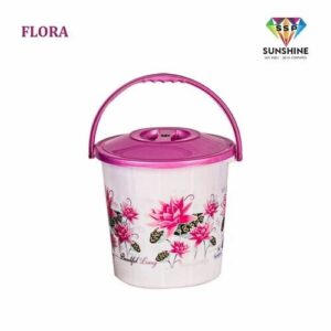 Plastic Storage Bucket With Lid