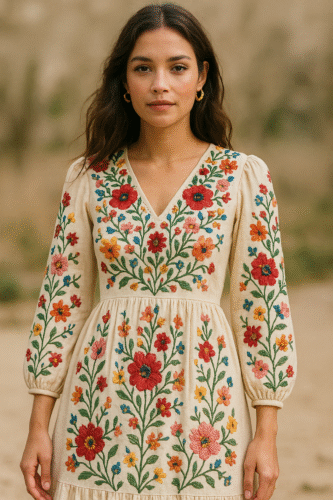 Embroidered Dresses