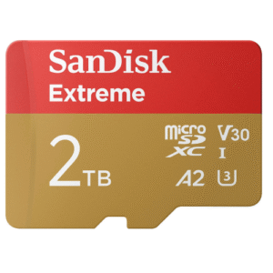 SanDisk Extreme 2TB MicroSDXC Memory Card