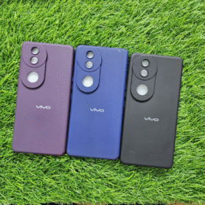 Vivo Matte Finish Back Cover with Camera Protector