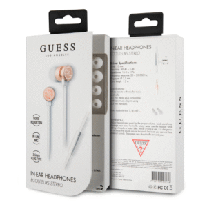 GUESS In-Ear Wired Headphones with Mic | గెస్ ఇన్-ఇయర్ హెడ్‌ఫోన్స్