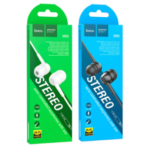 Hoco M99 Stereo Wired Earphones with Mic | హోకో M99 స్టీరియో వైర్డ్ ఇయర్‌ఫోన్స్ మైక్‌తో