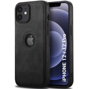 iPhone 12 / 12 Pro లెదర్ ఫినిష్ ప్రీమియం ప్రొటెక్షన్ కేస్