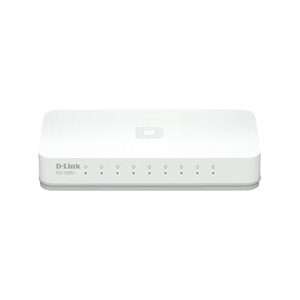 D-Link DES-1008A 8-Port 10/100 Mbps Unmanaged Ethernet Switch (White)