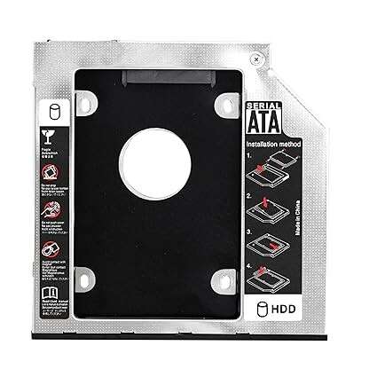 Storite 2nd Bay SATA HDD/SSD Caddy for Laptop (Universal 9.5mm) - Image 2