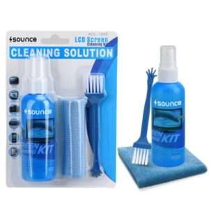 Sounce LCD Screen Cleaning Kit (Cleaning Solution + Microfiber Cloth + Brush)
