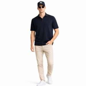 Navy Polo Smart Casual Outfit